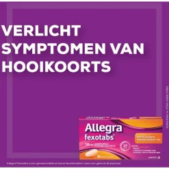 Allegra Fexotabs Hooikoortstabletten 10 Tabletten