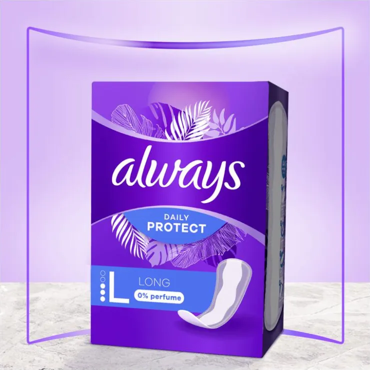 Always Dailies Protect Long 0 Parfum Big Pack