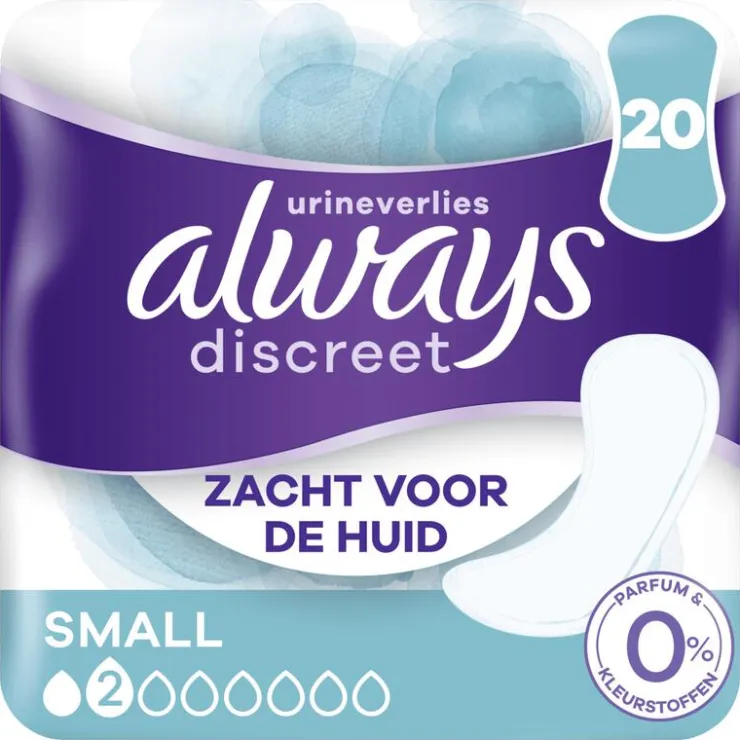 Always Discreet Incontinentieverband 0 parfum Small