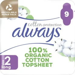 Always Maandverband Bio Cotton Long