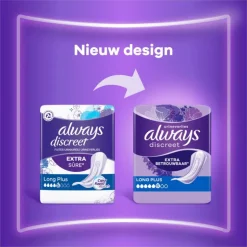 Always Discreet Always Maandverband Discreet Long Plus Duo Pack