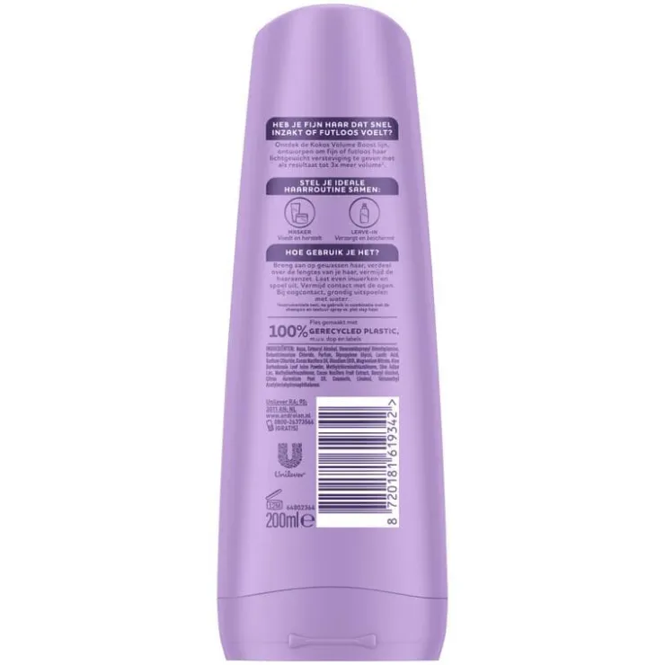 Andrélon Kokos Volume Boost Conditioner 200 ML