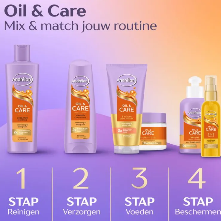 Andrélon Oil & Care Shampoo 250 ML