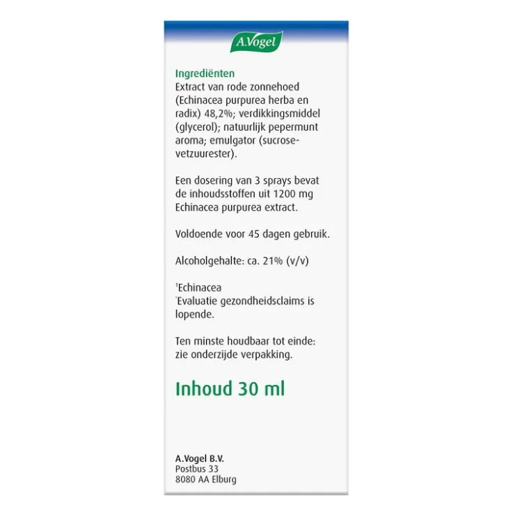 A.Vogel Echinaforce Spray Weerstand 30 ML