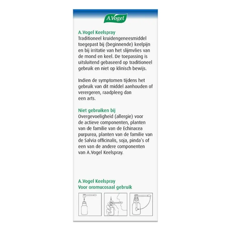 A.Vogel Keelspray Bij Keelpijn Spray 30 ML