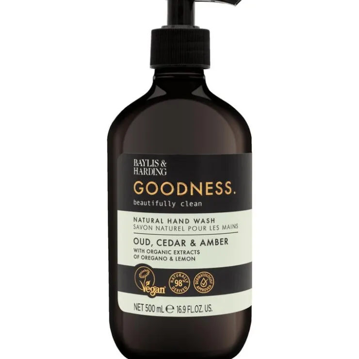 Goodness Baylis & Harding Hand Wash Oud, Cedar & Amber 500 ML