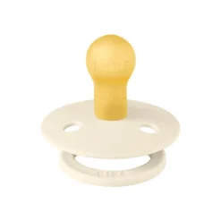 Bibs Fopspeen Two Pack Natuurlijk Rubber Ivory/Dark Oak Maat 1