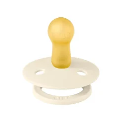 Bibs Fopspeen Two Pack Natuurlijk Rubber Ivory/Dark Oak Maat 2