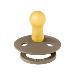 Bibs Fopspeen Two Pack Natuurlijk Rubber Ivory/Dark Oak Maat 2