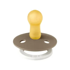 Bibs Glow in the dark Fopspeen Two Pack Natuurlijk Rubber Vanilla/Dark Oak Maat 2