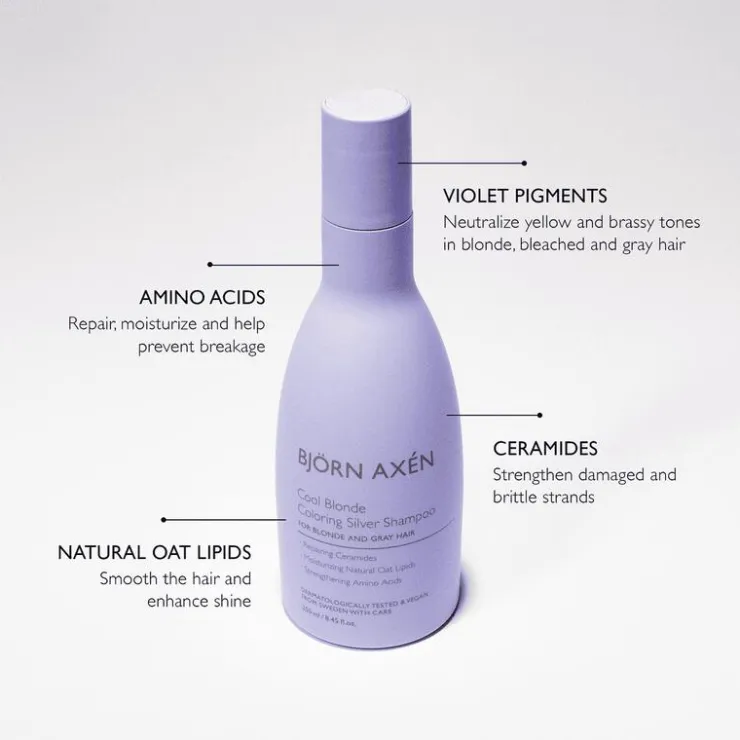 Björn Axén Bjorn Axen Cool Blonde Coloring Silver Shampoo 250 ML