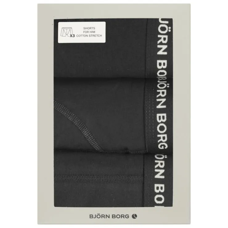 Bjorn Borg BJÖRN BORG Boxershorts Mannen 3-pack Zwart Maat L