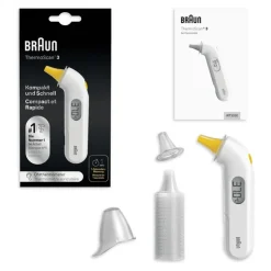 Braun ThermoScan 3 Oorthermometer High Speed IRT3030