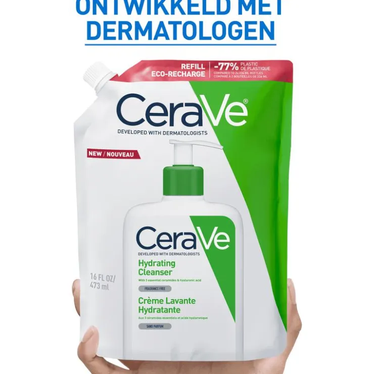 CeraVe Hydraterende Reinigingscrème Navulling 473 ML