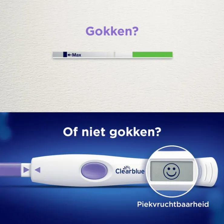 Clearblue Geavanceerde Digitale Ovulatietestset 10 Stuks