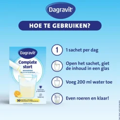 Dagravit Complete Start Kids Multivitamine Citroen 30 stuks