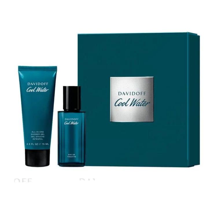 Heren Davidoff Cool Water Fragrance Giftset 40 ML Eau de Toilette + 75 ML Showergel