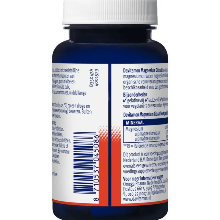Davitamon Magnesium Citraat Tabletten 50+10 stuks