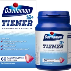 Davitamon Multi 12+ Kauwvitamines Aardbei 60 Stuks