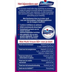 Davitamon Multi Vrouw 50+ 60 stuks