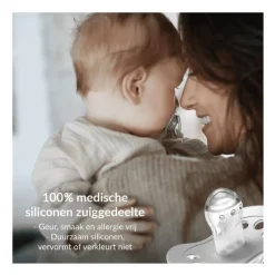 Difrax Dynamic Fopspeen 6-18M Night&Day Girl
