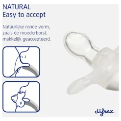 Difrax Fopspeen Natural 0-6 Maanden Special