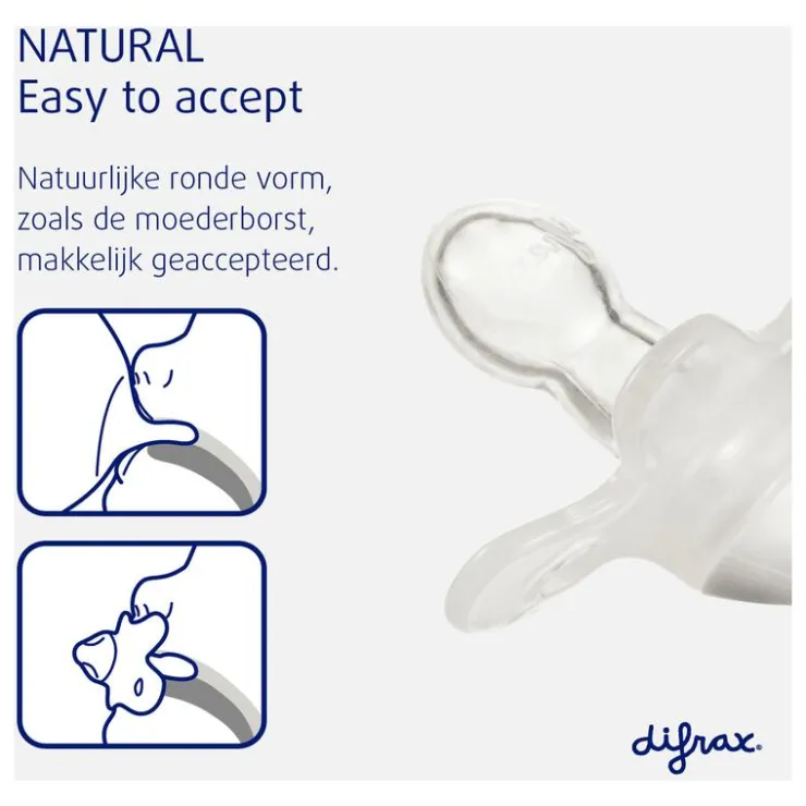Difrax Fopspeen Natural 0-6 Maanden Special