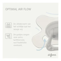 Difrax Fopspeen Natural 12+ Maanden Glow in the dark BPA-vrij