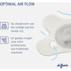 Difrax Fopspeen Naturel Earth Moonstone 0-6 Maanden