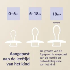 Difrax LOVI Prime Fopspeen 0-6 maanden