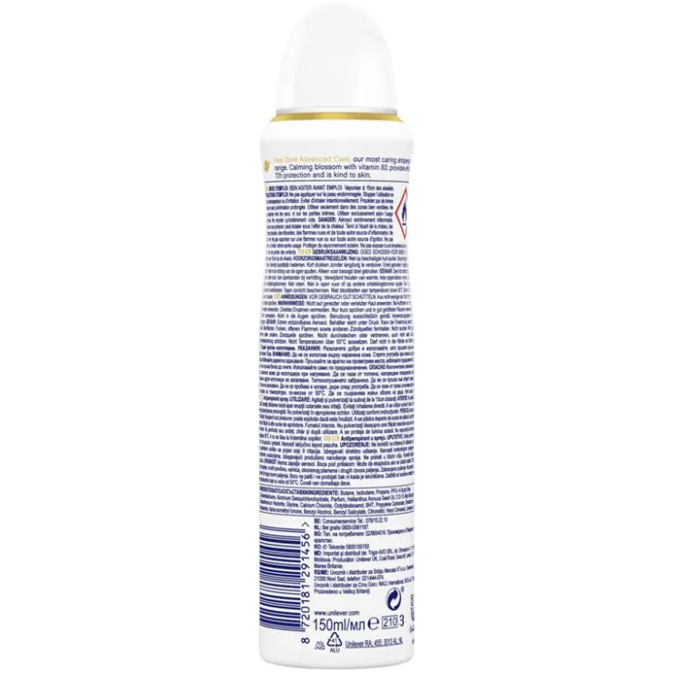 Dove Advanced Care Calming Blossom Anti-Transpirant Deodorant Spray 150 ML
