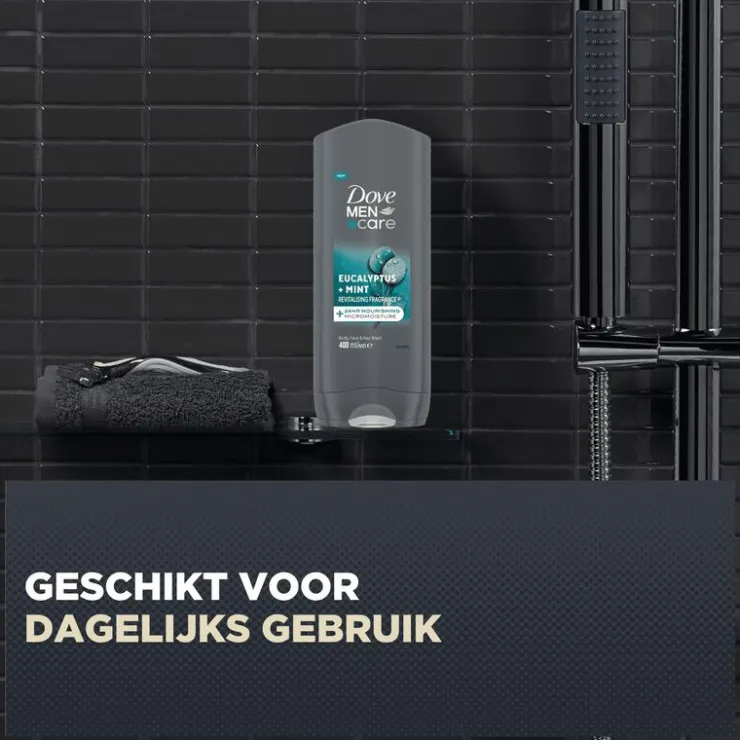 Dove Men + Care Showergel Eucalyptus + Mint 400 ML