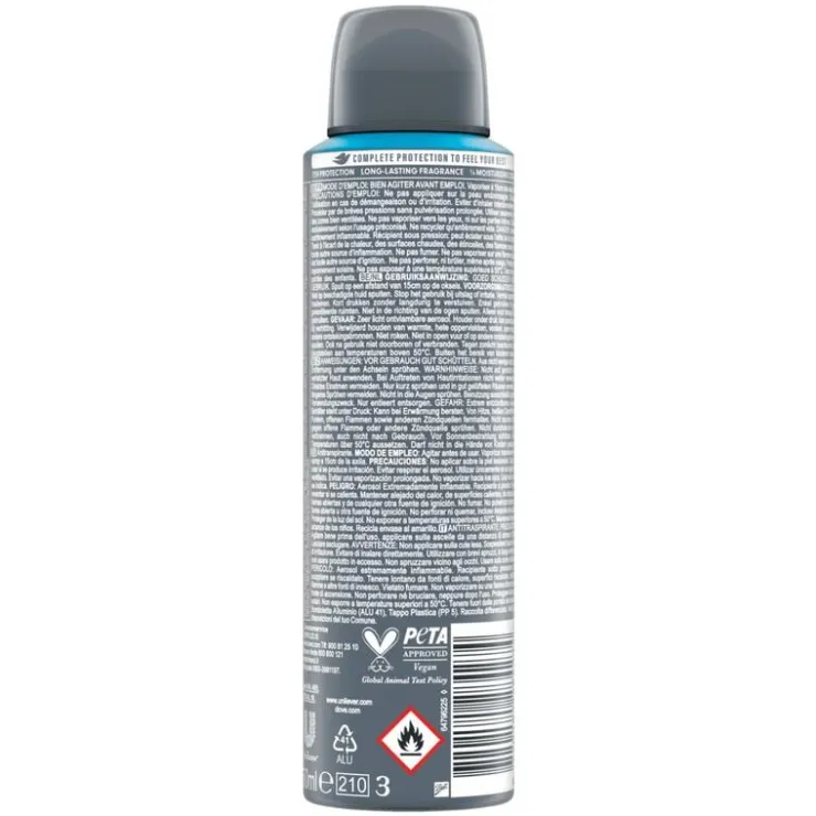 Heren Dove Men+Care Advanced Clean Comfort Anti-Transpirant Deodorant Spray 150 ML