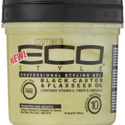 Eco Style Eco Black Castor Flaxseed Styling Gel 473 ML
