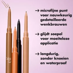 e.l.f. Micro-Fine Brow Pencil Neutral Brown