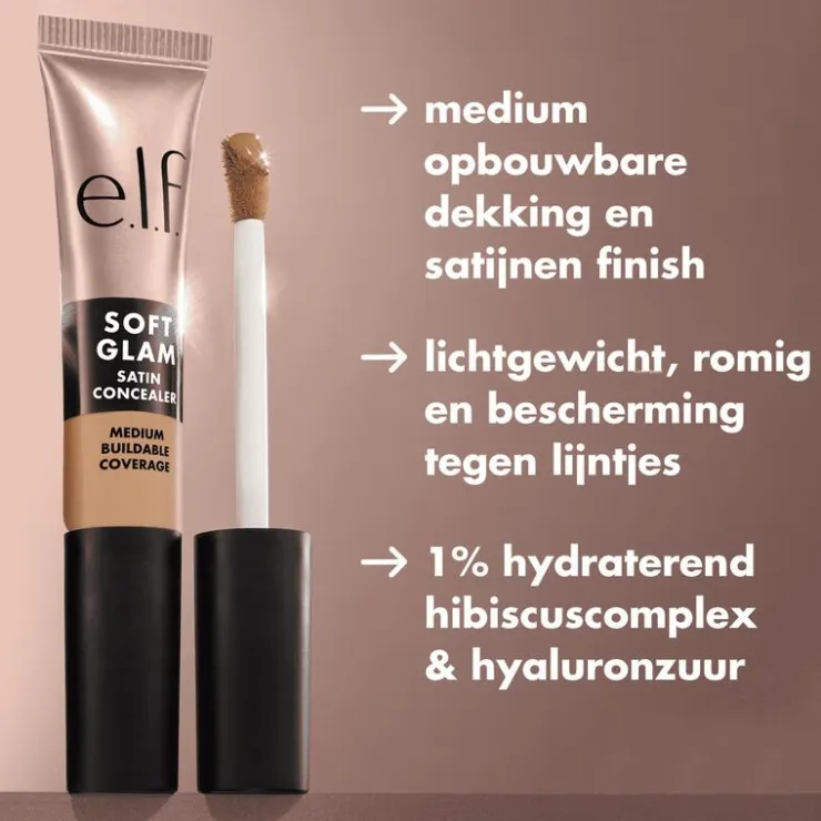 e.l.f. Soft Glam Satin Concealer 30 Medium Warm