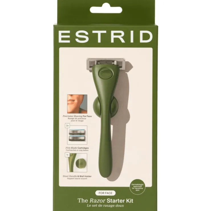 Heren Estrid The Face Razor Starter Kit - Moss