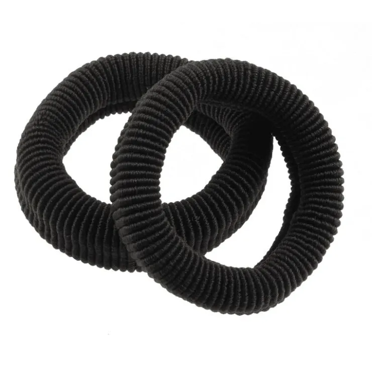 Etos Elastieken Roll Up Medium Zwart 2St