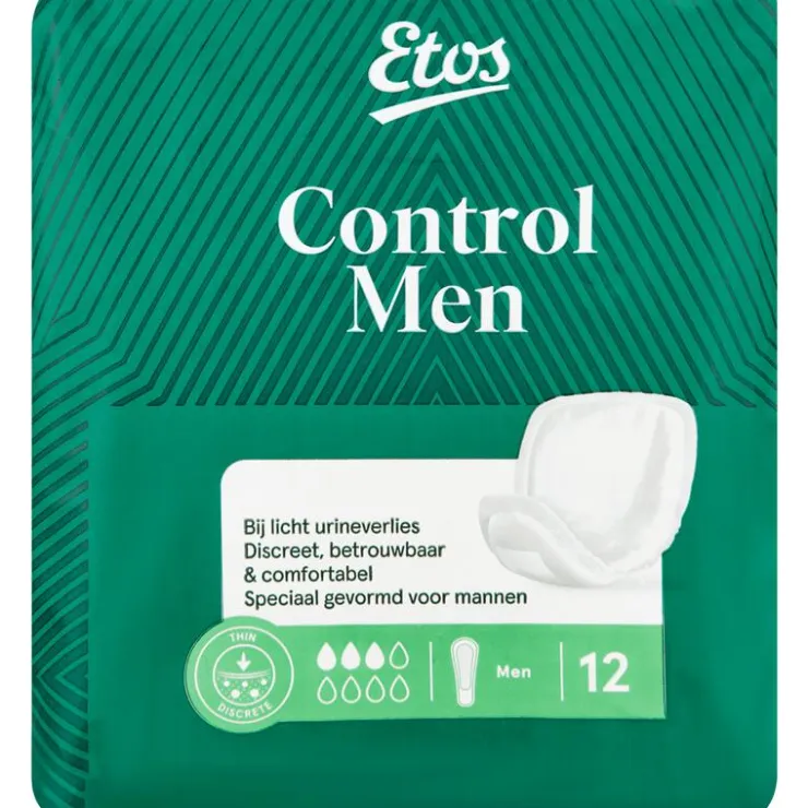 Etos Men Control Level 1 Incontinentieverband 12 stuks