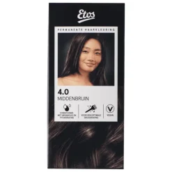Etos Permanente Haarkleuring 4.0 middenbruin