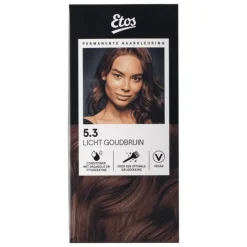 Etos Permanente Haarkleuring 5.3 licht goudbruin