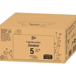 Etos Puur & Zacht Luierbroekjes Maat 5 Junior 11+ kg 54 stuks