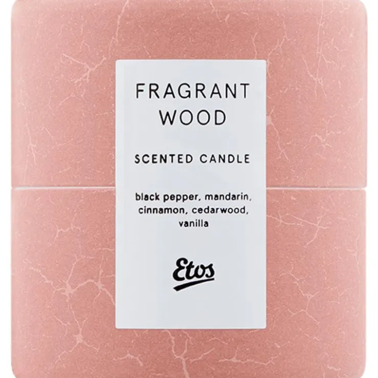 Etos Scented Glass In Sliding Tube Fragrant Wood