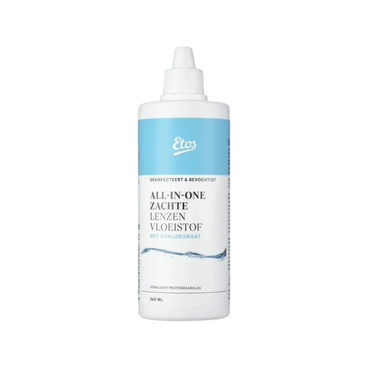 Etos Zachte Lenzen All-in-1 Met Hyaluron Vloeistof 360 ML