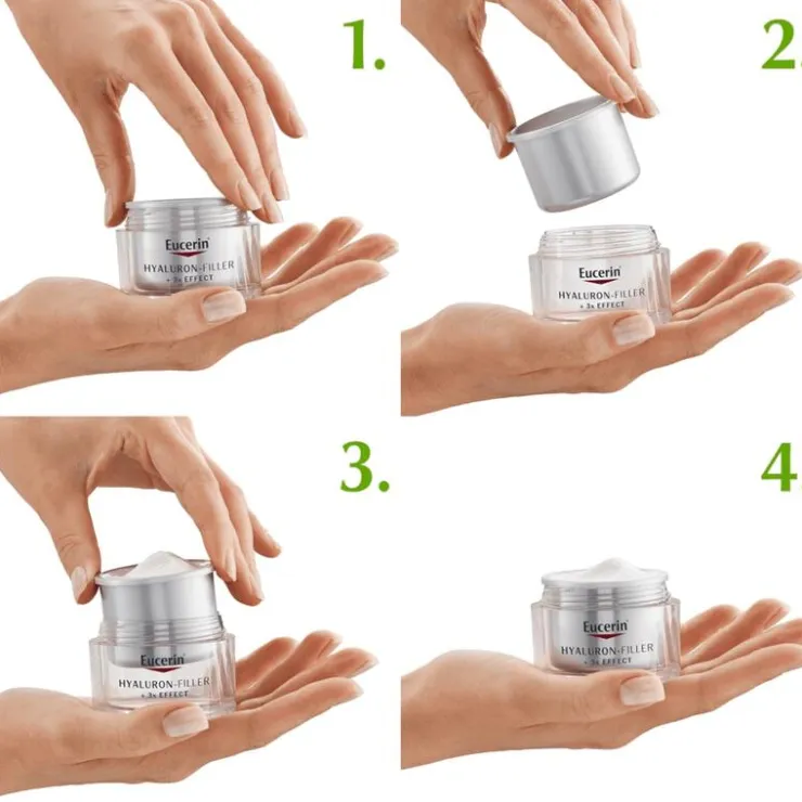 Eucerin Hyaluron-Filler + 3x EFFECT Dagcrème SPF15 Navulling 50 ML