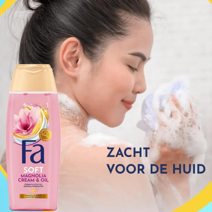 FA Cream & Oil Silk & Magnolia Showergel 250 ML