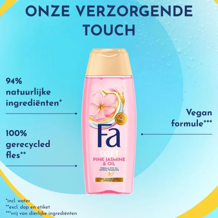 FA Magic Oil Pink Jasmine Douchegel 250 ML