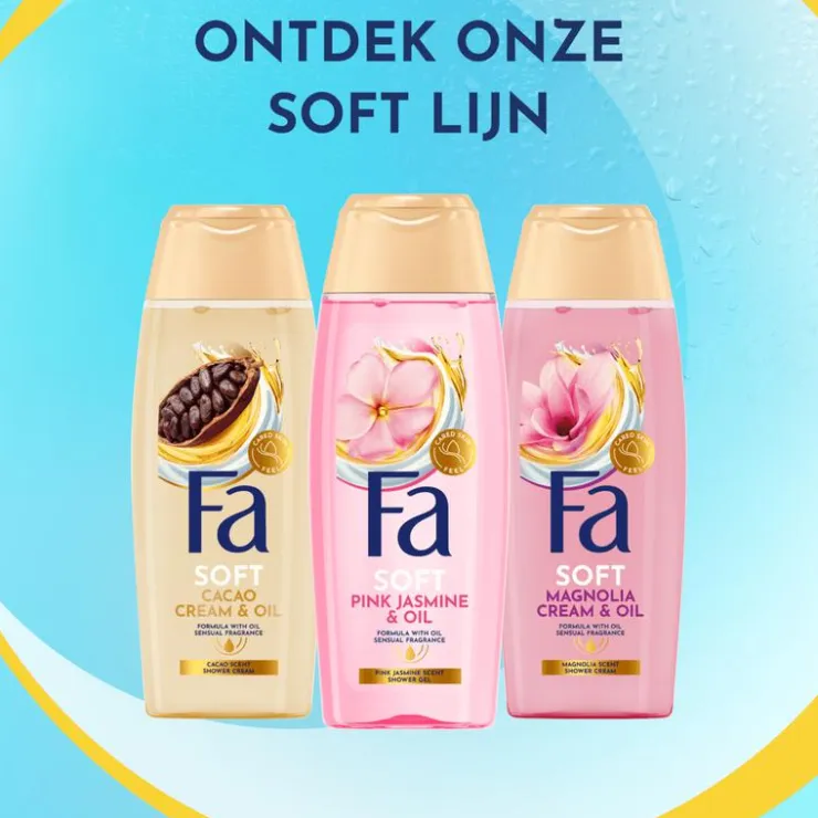 FA Magic Oil Pink Jasmine Douchegel 250 ML