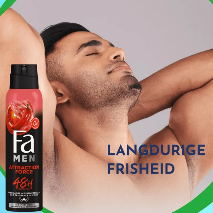 FA Men Attraction Force Deodorant Spray 150 ML