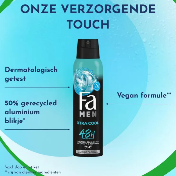 FA Men Extreme Cool Deodorant Spray 150 ML